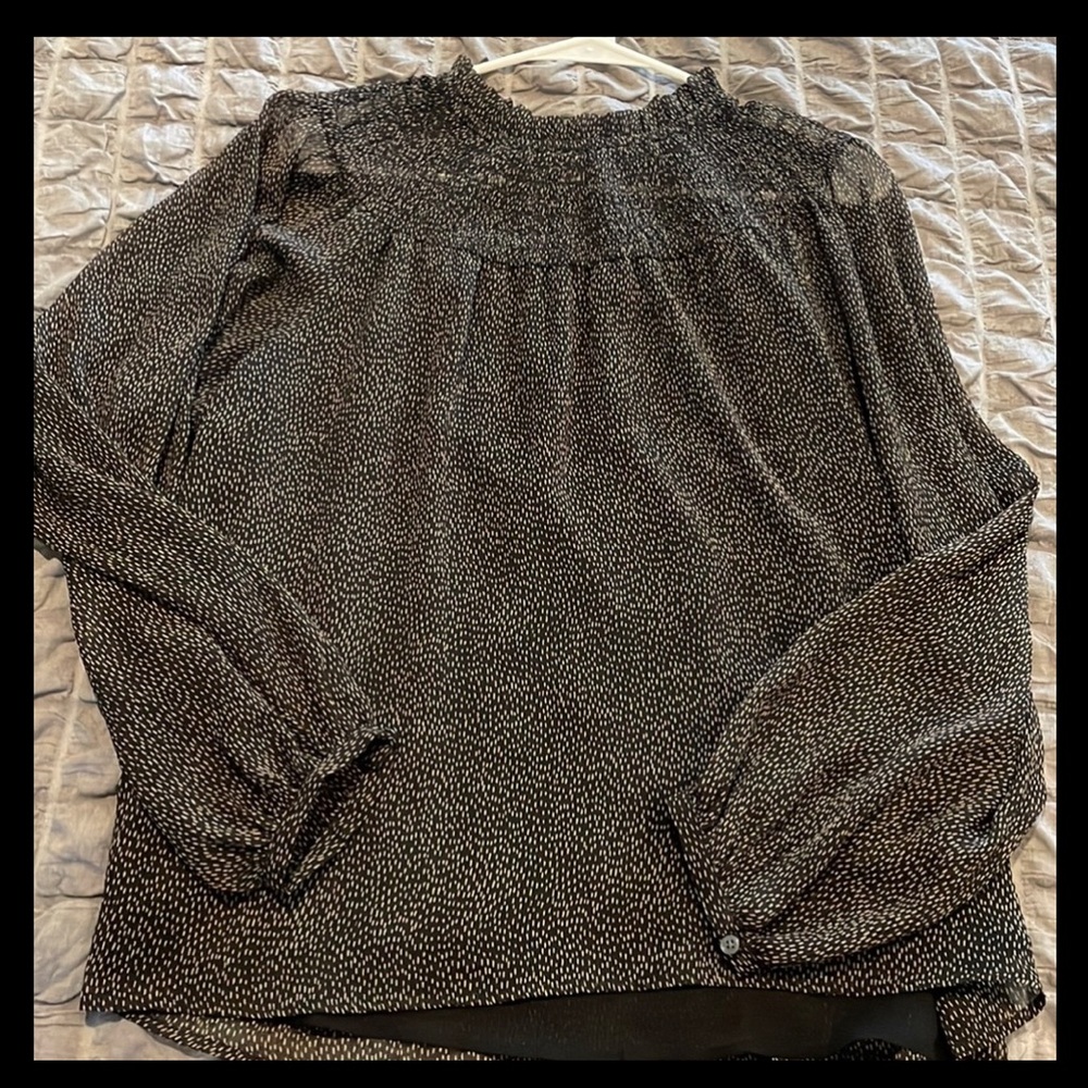 LOFT Chiffon Shirt Size S
